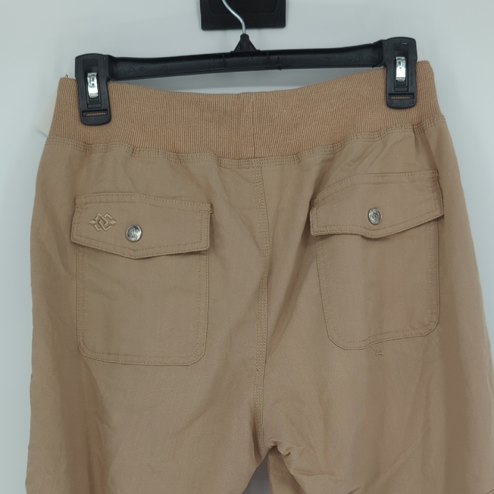 19979 Mofiz Cargo Track Jogger Capri Pant Tan size Medium y2k casual travel - Picture 4 of 10
